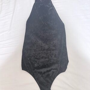 Black Velvet Bodysuit